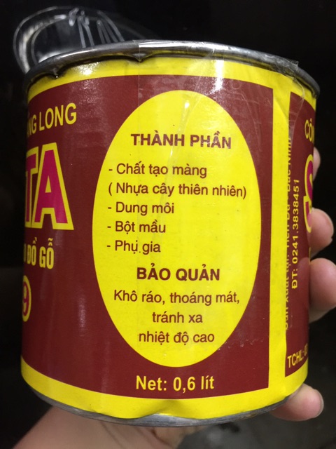 Sơn Ta màu cánh gián dùng cho gỗ