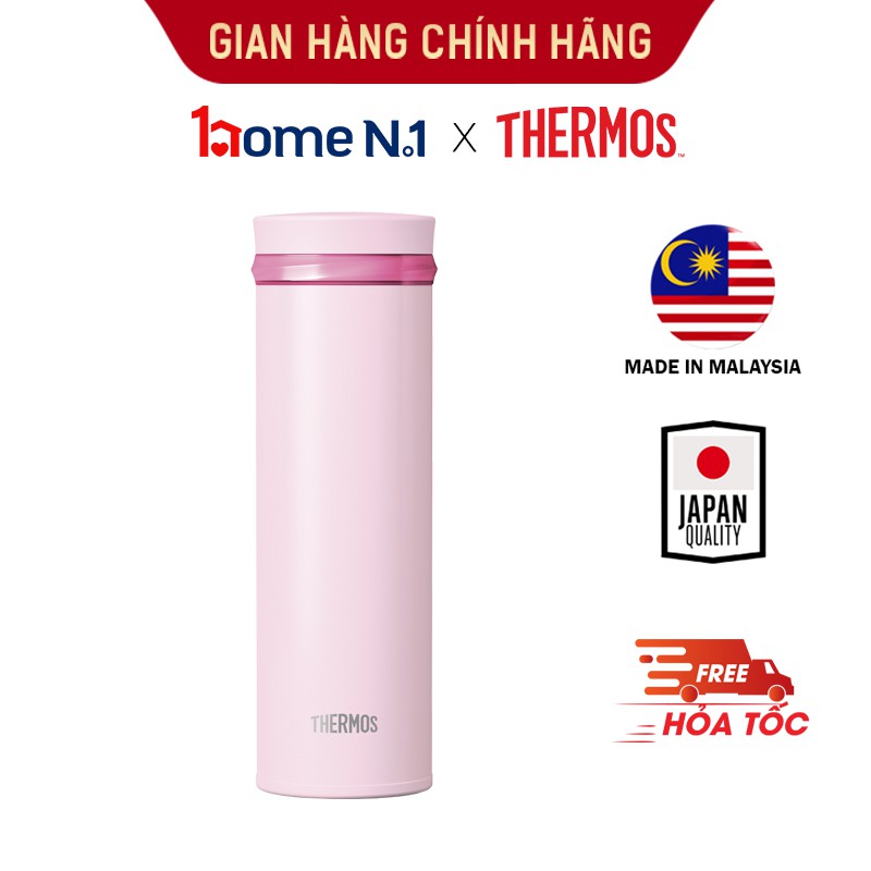 Bình giữ nhiệt Nhật Bản Thermos nắp vặn 500ml. Trọng lượng siêu nhẹ, chất liệu thép không gỉ. Hàng chính hãng