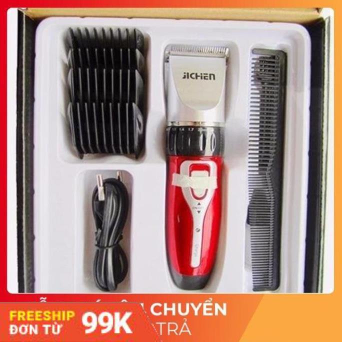 [Giảm 50%]  Tông đơ Tông đơ JICHEN JC-0817 ( Màu Đỏ )