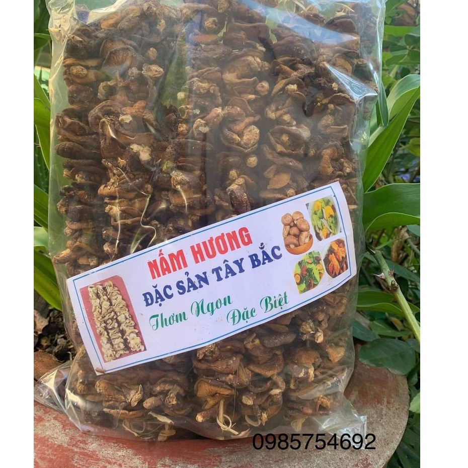 Nấm hương rừng Tây Bắc loại 1 xiên que phơi khô tự nhiên thơm ngon