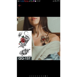 Hình xăm dán đầu lâu 6*10