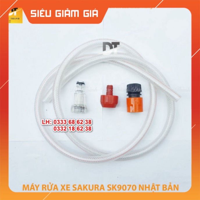 Cam kết Chính hãng Máy rửa xe SAKURA japan. Công suất 3500W.