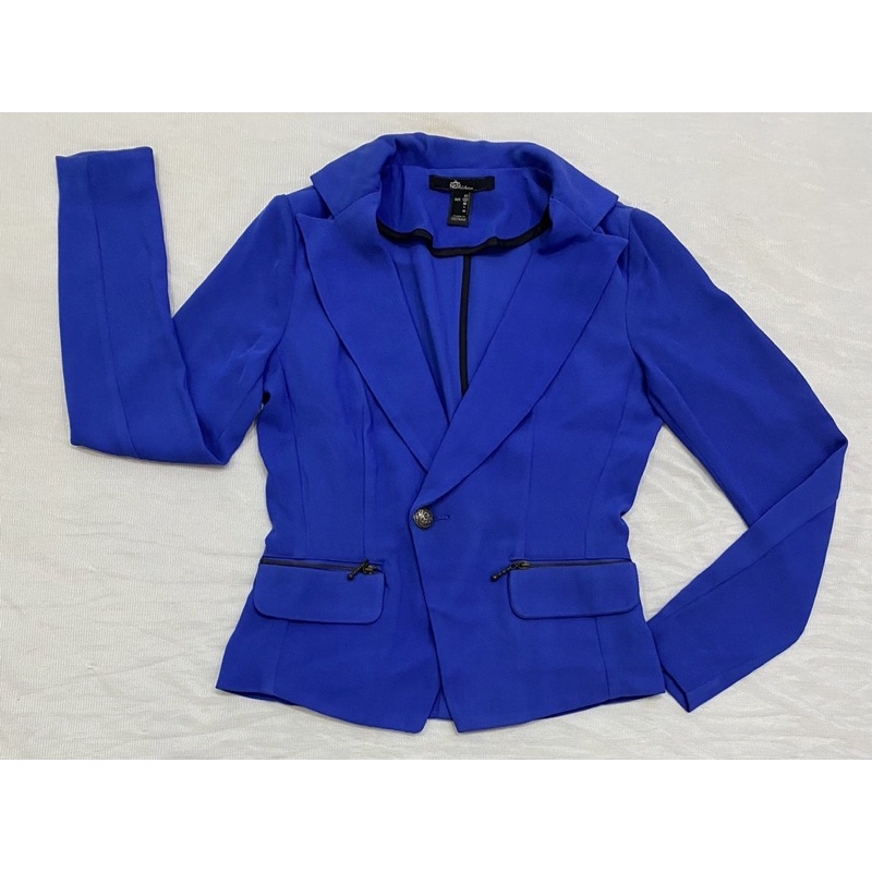 Áo vest xanh phối dây kéo túi Ninomaxx  - Thanh lý vnxk