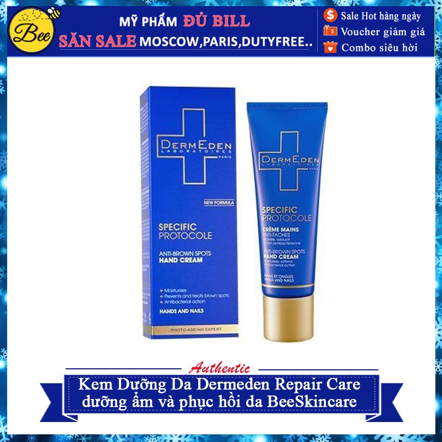 Kem Dưỡng Da Dermeden Repair Care dưỡng ẩm và phục hồi da BeeSkincare