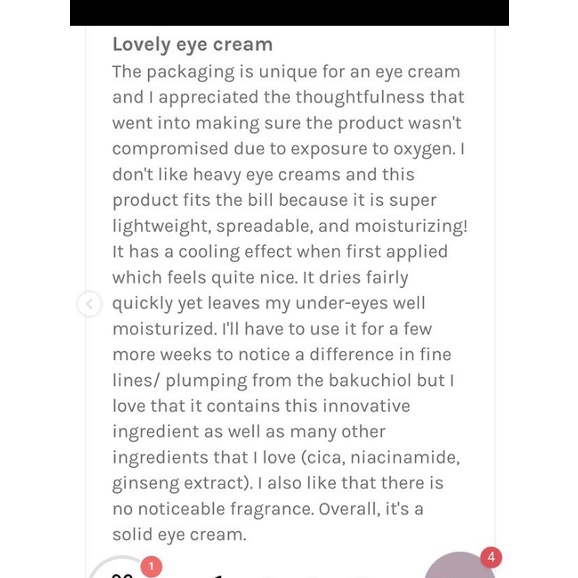 Kem dưỡng mắt thuần chay HARUHARU WONDER BLACK RICE BAKUCHIOL EYE CREAM