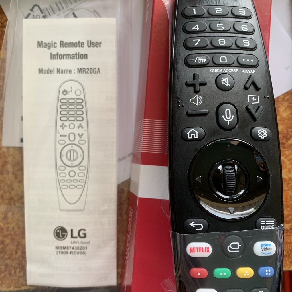 Điều khiển tivi LG giọng nói MR20GA 2020 các đời 2017-2020 an-mr19ba an-mr18ba, remote tivi lg thông minh, chuột bay