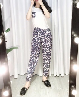 Set áo lanh quần bom 300gr