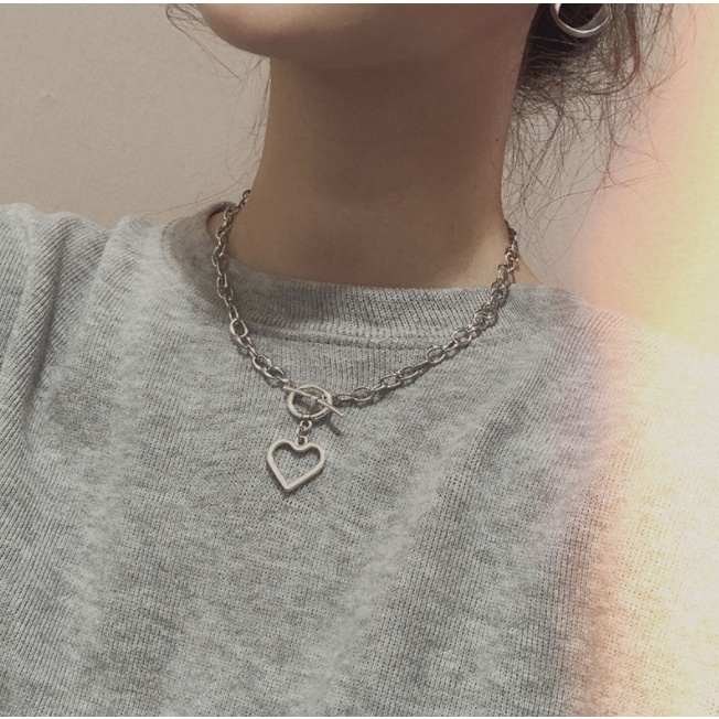 Vòng cổ Mặt Hình Thánh Giá Rỗng Phong Cách Dây Chuyề Hip-hop Âu Mỹ Retro Thời Trang Đơn Giản unisex