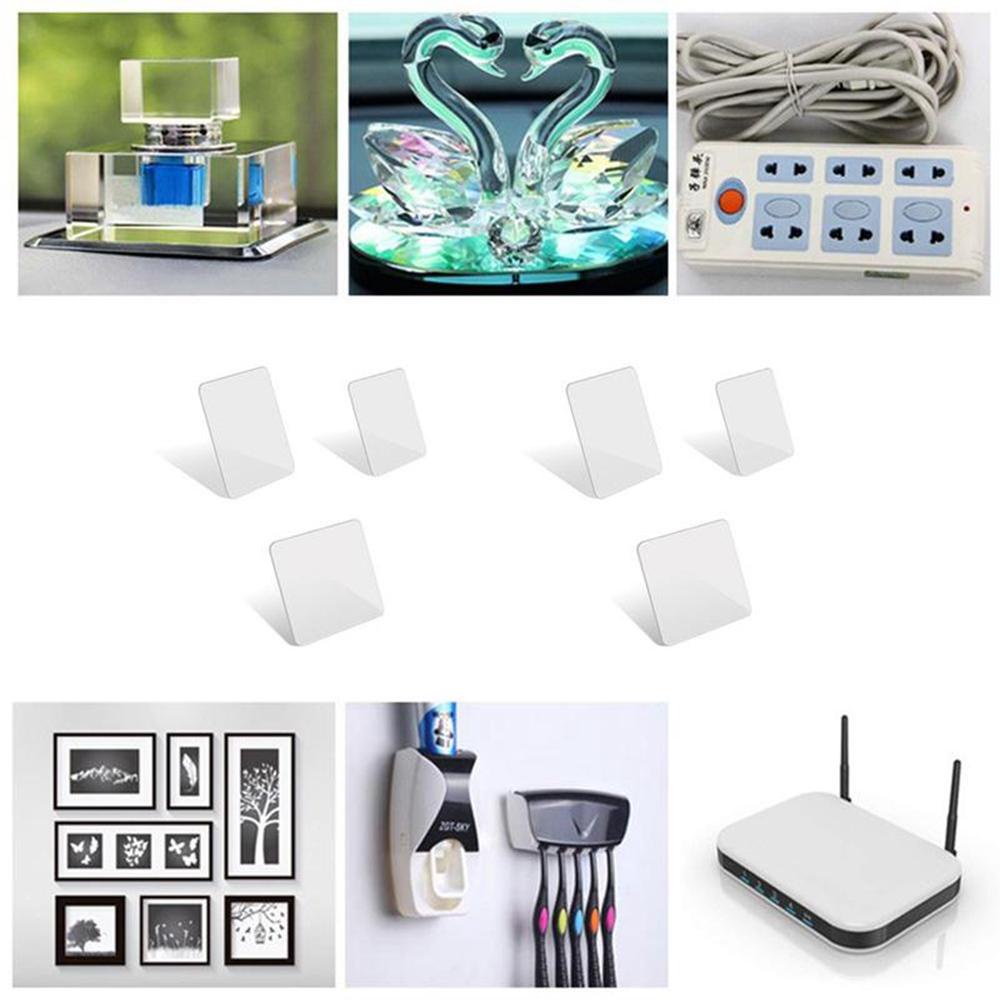 YIYU Set 20 / 100 Băng Keo Trong Suốt Cố Định Không Cánh Tường Nhà Tắm