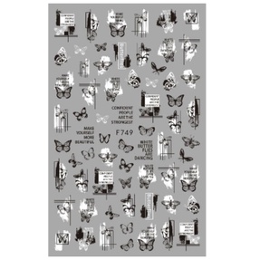 sticker đẹp trang trí nail