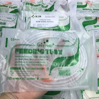 ✅[COMBO 06 SỢI] DÂY CHO ĂN CÓ NẮP,SONDE DÂY THÔNG XÔNG DẠ DÀY Greetmed,Dây cho ăn xông thông dạ dày có nắp FEEDING TUBE