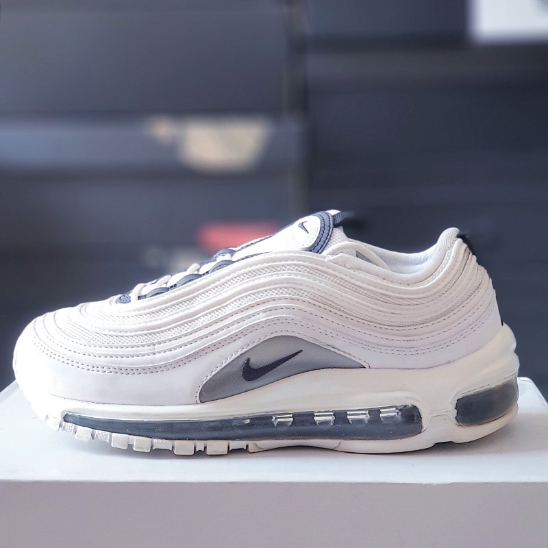 Giày Nike Air Max 97 White Black Silver, size 38, real 2hand