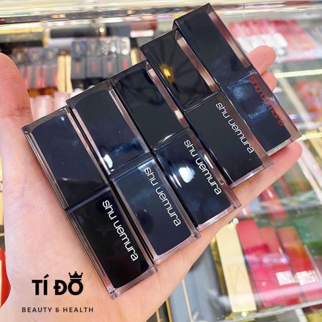 SHU UEMURA - Son Thỏi VỎ ĐEN Rouge Unlimited Matte Lipstick