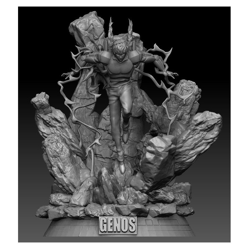 File in 3D GENOS ONE PUNCH MAN - Manga