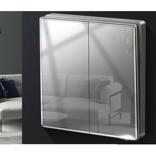 Công Tắc Vuông Mặt Kính Cường Lực Chống Xước - Chống Va Đập