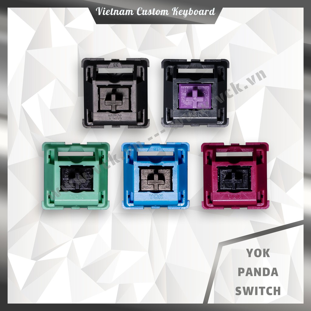 YOK Panda Switch | Mint | Polar | Red | Trash | Purple | Dùng Cho Bàn Phím Cơ | VCK