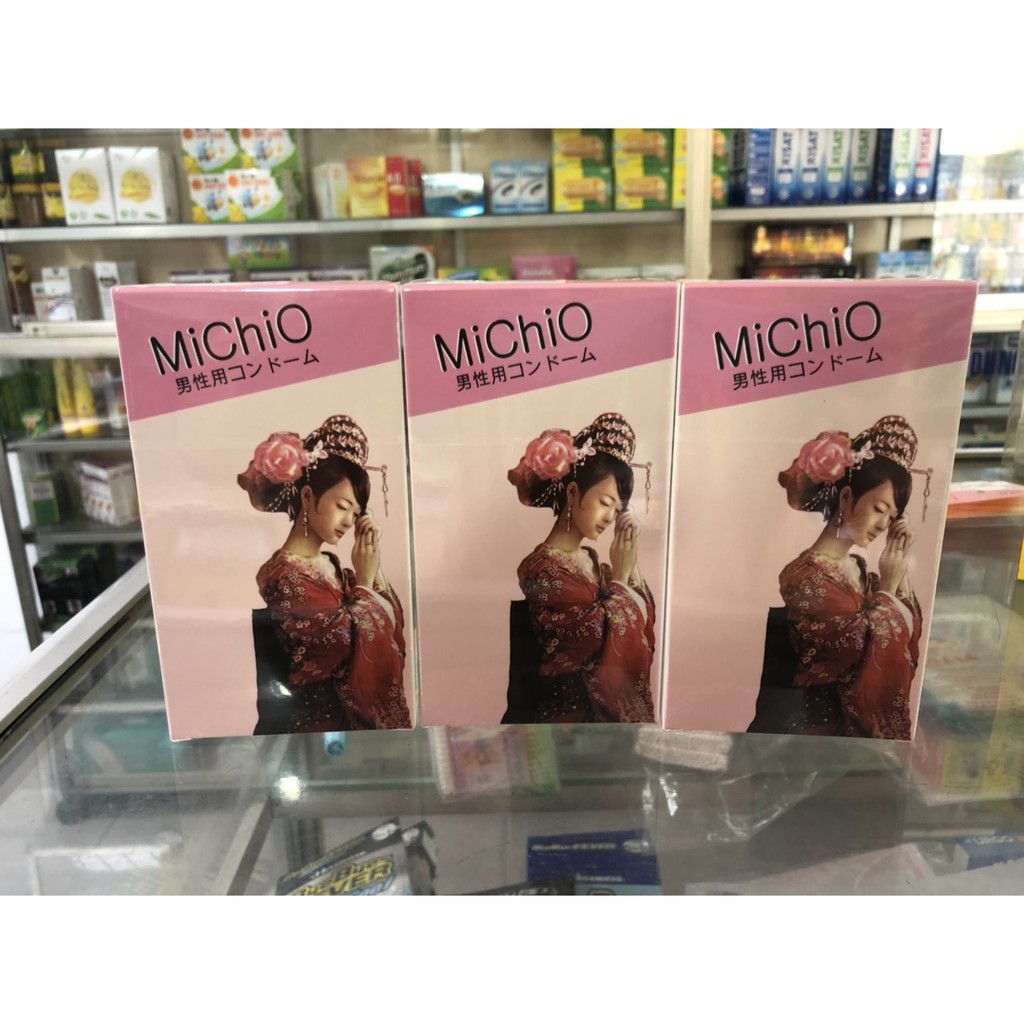 Bao Cao Su MICHIO Cao Cấp Siêu Mỏng, Gân Gai Nhỏ, Hàng Chính Hãng Nhật Bản, Kéo Dài Thời Gian Yêu