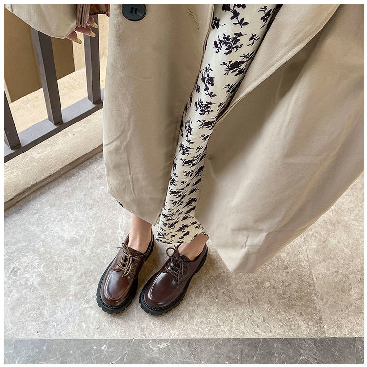 Giày Da Đế Cao Phong Cách Anh Quốc 2021 Cho Nữ | BigBuy360 - bigbuy360.vn