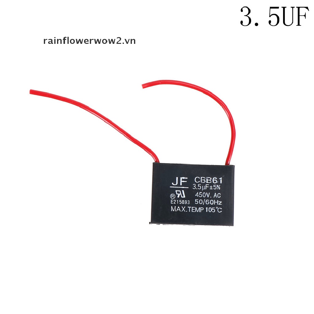 Tụ Điện Động Cơ Quạt Trần CBB61 450V 1-10uF