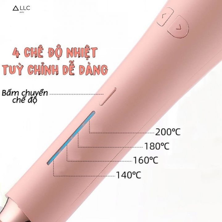 Máy uốn tóc tự động, máy uốn xoăn tóc Automatic Curler thế hệ mới nhất 2021