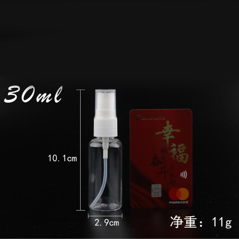 Chai rỗng nhựa trong suốt dạng xịt dung tích 5ml 10ml 50ml tiện dụng