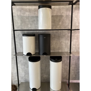 Thùng rác inox fitis đạp tròn 12L