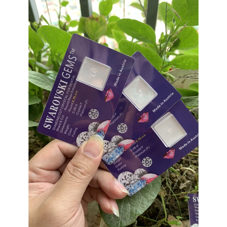 Đá Đính Răng - Đá kim cương nhân tạo vỉ Úc