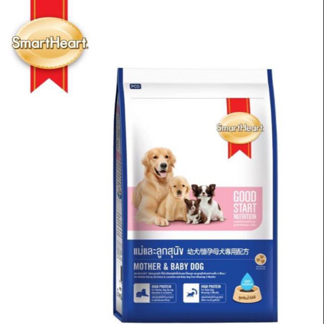Thức ăn cho chó mẹ và chó con SmartHeart Mother &amp; Baby Dog gói 1,3kg