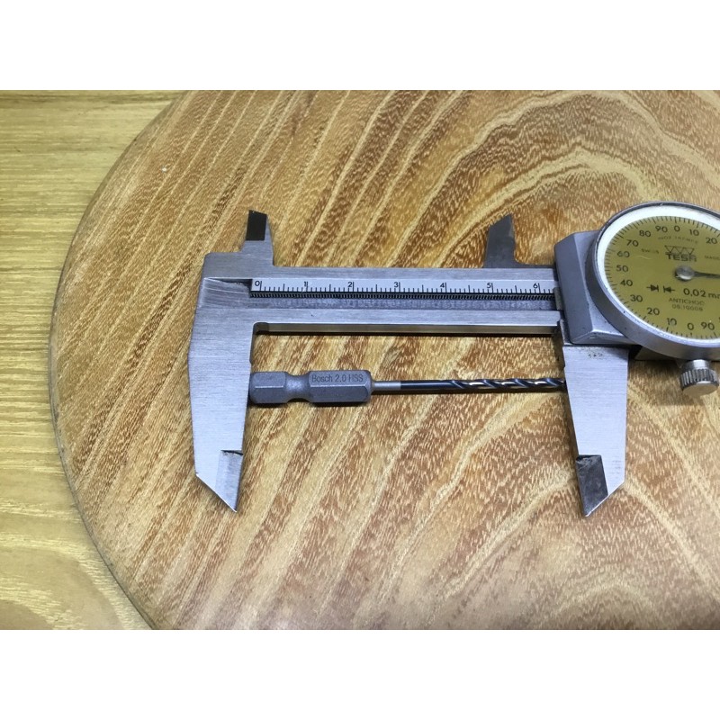 Mũi Khoan BOSCH Impact 2mm- 6,3Cm