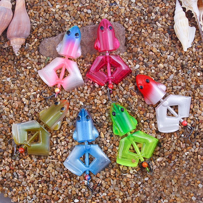 Mồi Câu Cá Giả Hình Con Ếch Tiện Dụng