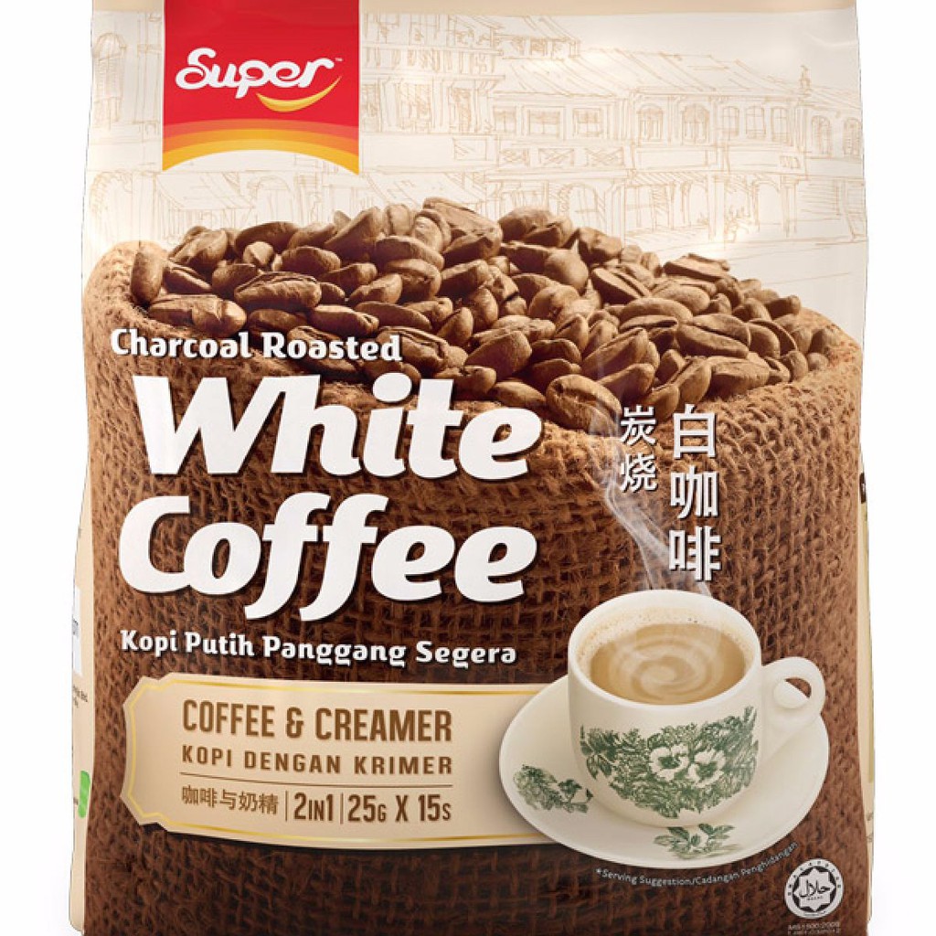 Cà phê trắng Super White Coffee 2 in 1 - Coffee and Creamer | BigBuy360 - bigbuy360.vn