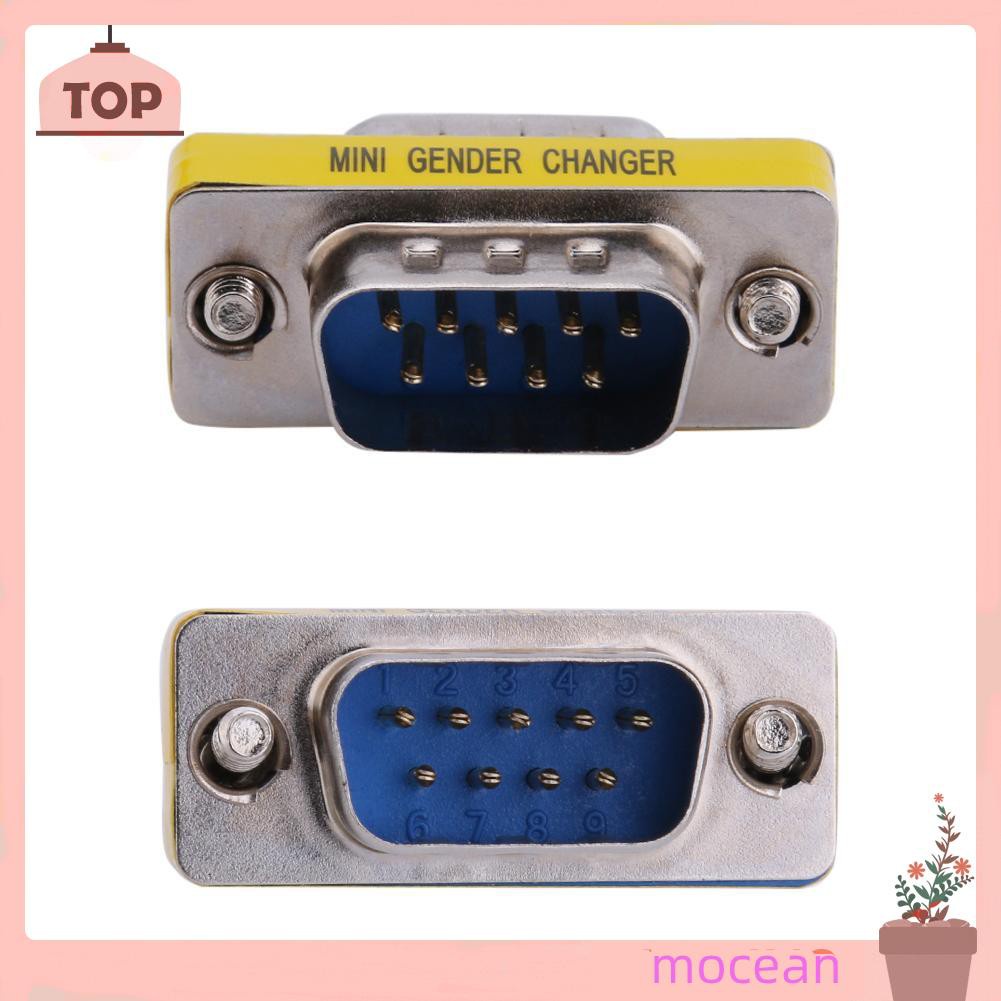 Mocean Set 2 Đầu Chuyển Đổi Từ Db9 Male Sang Male Rs232 Coupler