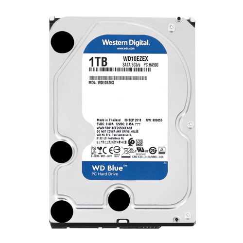 Ổ CỨNG HDD WD Blue 1TB 3.5″ SATA III 64MB Cache 7200RPM (WD10EZEX)