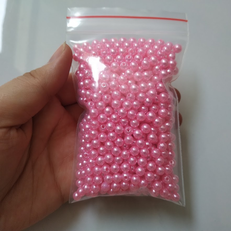 50gr hạt bẹt 5mm - Nguyên liệu làm handmade, kết cườm