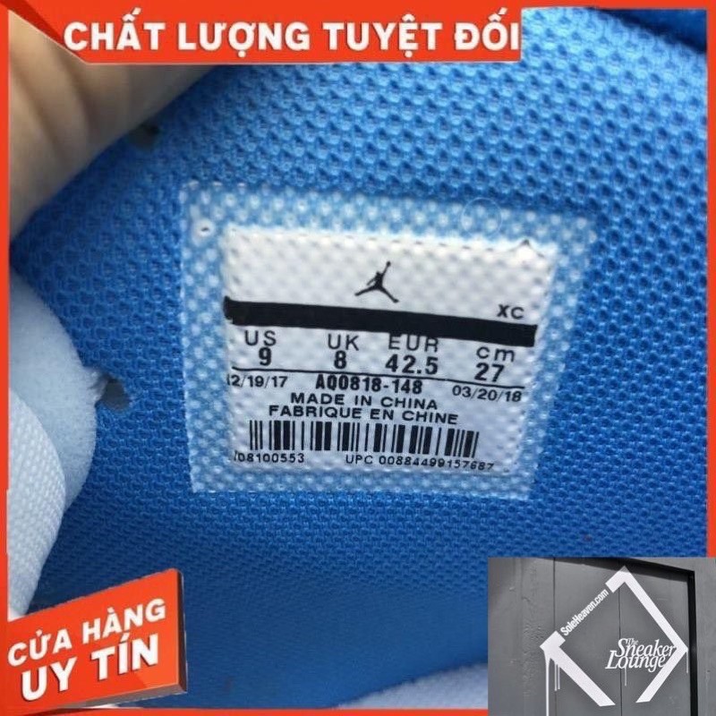 [MIỄN PHÍ SHIP] Giầy thể thao AIR JORDAN 1 Retro OFF WHITE Blue Trắng Xanh SALE 20%