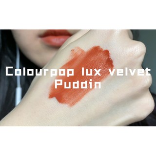 Son Colourpop Lux Velvet màu Puddin