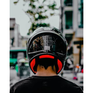 Fullface EGO E7 đen bóng -X135SHOP