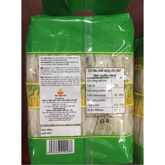 [ Free Ship ] Phở Khô (Mì Gạo) Vị Hương túi 500g