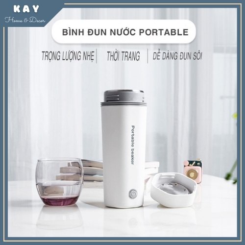 Bình đun nước du lịch siêu tốc dung tích 450ml