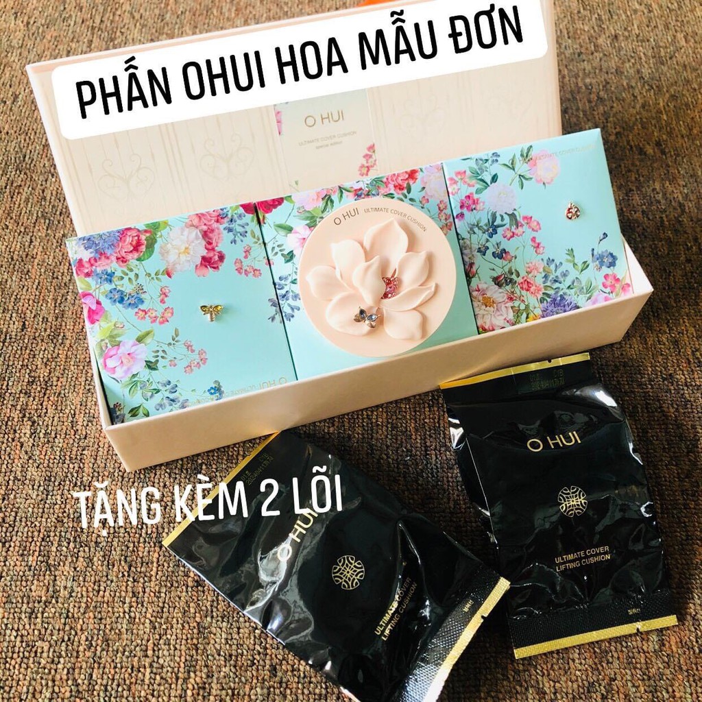 [Tặng 2 lõi] Phấn nước Ohui Ultimate Cover Lifting Cushion SPF 50+/PA+++