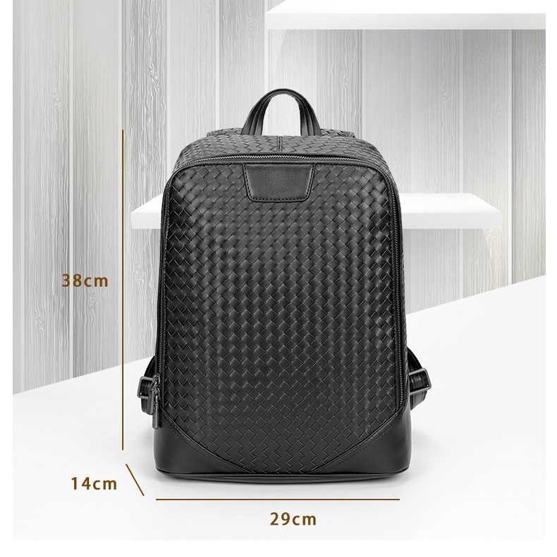 [Da thật] Balo da bò nam nữ da bò thật; Ba lô da nam BP404 (Đen) - 100% da bò thật, BH 3 năm | BigBuy360 - bigbuy360.vn