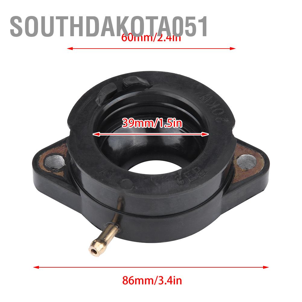 Hàng Sẵn Đầu Nối Chuyển Đổi Giao diện chế hòa khí xe máy Bằng Cao Su cho Yamaha SR400 93-00 SR500 91-99【Southdakota051】