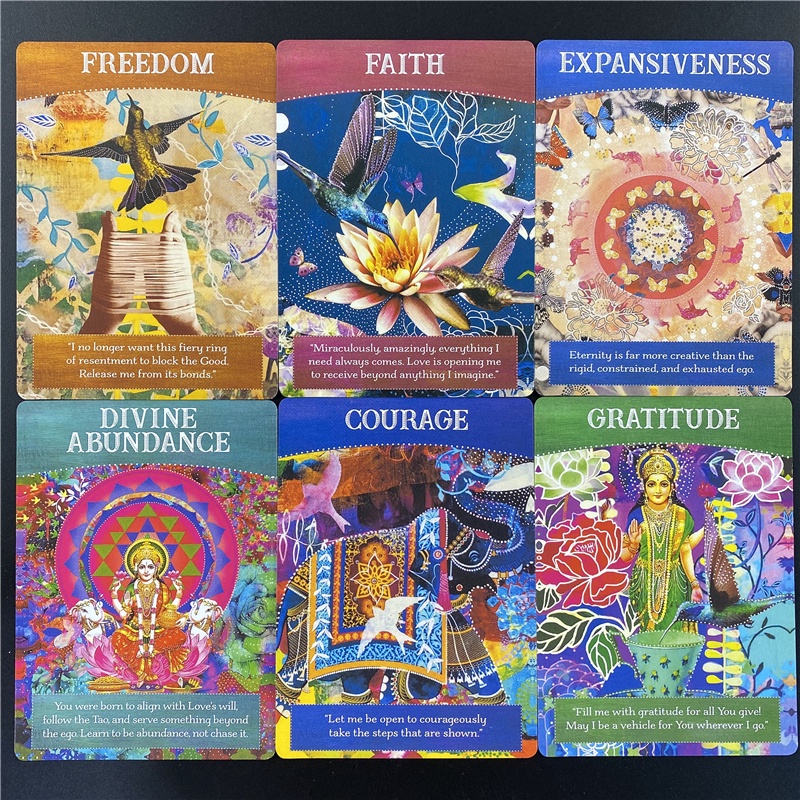 Divine Abundance Oracle Bộ Thẻ Bài Trò Chơi Oracle 51 Lá