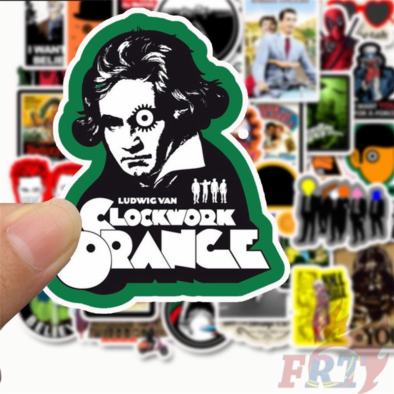 ❉ Mixed Movie &amp; TV Shows Series 02 Waterproof Graffiti Stickers ❉ 50Pcs/Set DIY Fashion Luggage Laptop Skateboard Doodle Decal Stickers