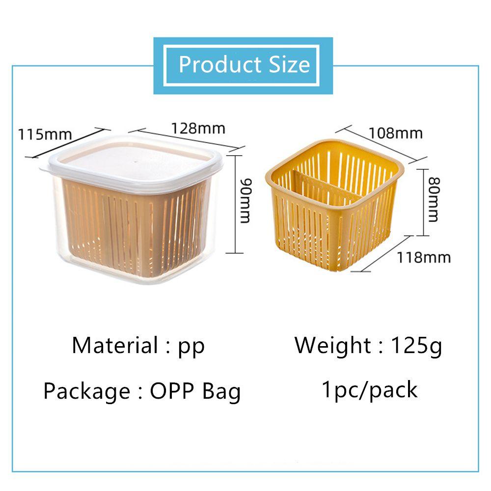 Hộp Đựng Rau Củ Quả Hình Vuông Tiện Dụng Cho Nhà Bếp