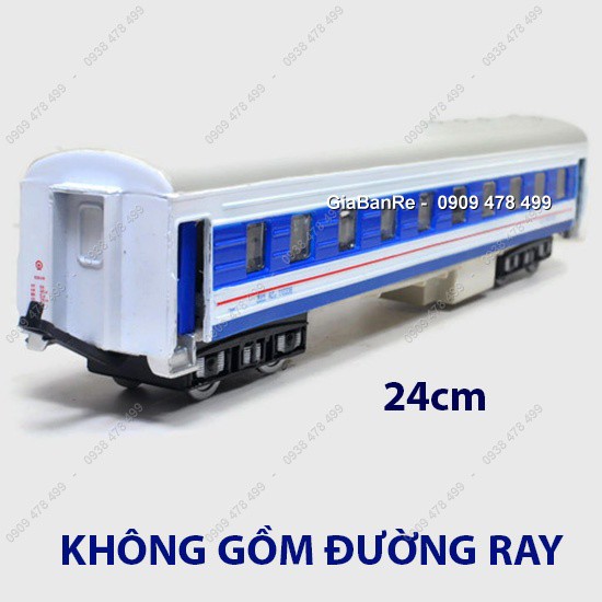 MÔ HÌNH TOA TÀU KHÁCH ĐƯỜNG SẮT 24CM - 7771