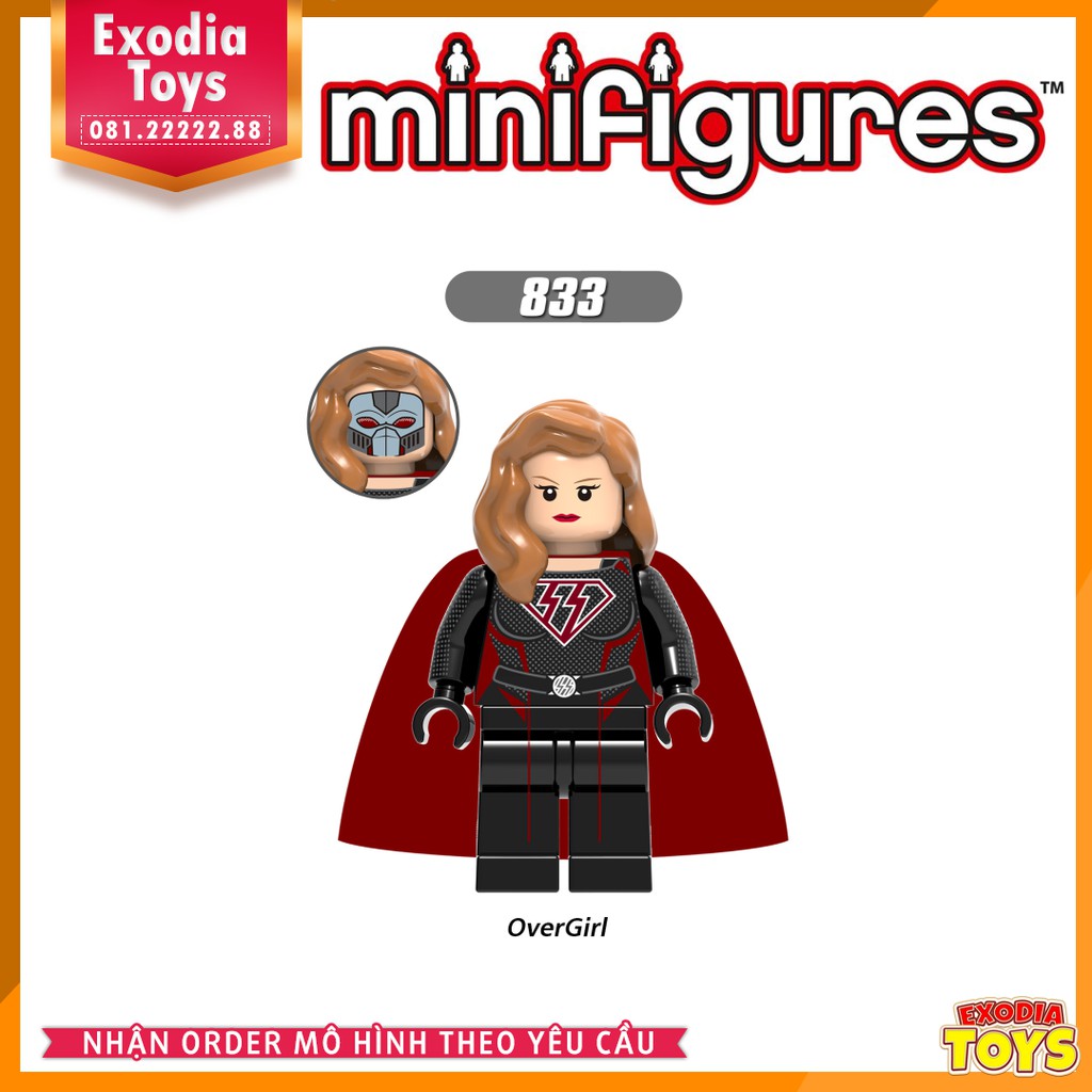 Xếp hình Minifigure siêu anh hùng và kẻ phản diện DC Comics - Đồ Chơi Lắp Ghép Sáng Tạo - X0188