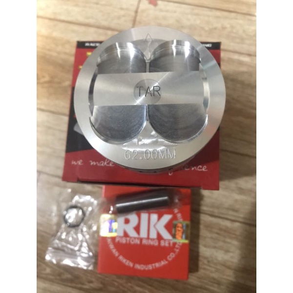 Piston TA racing 62mm nhôm nén FJN (móc mắt piston sẵn theo yêu cầu)