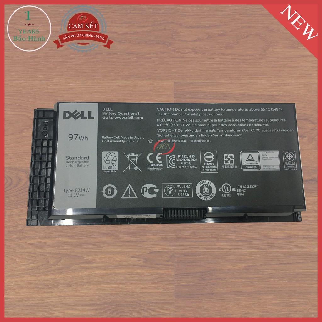 Pin dell Precision. M6800 97wh