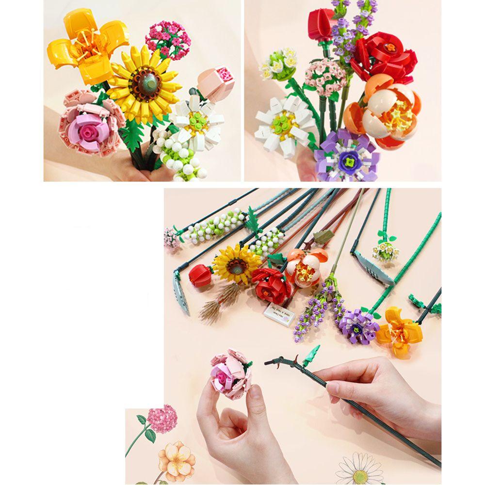 Đồ trang trí Lắp Ráp Cây Hoa Hướng Dương 3D Trang Trí Nhà Cửa